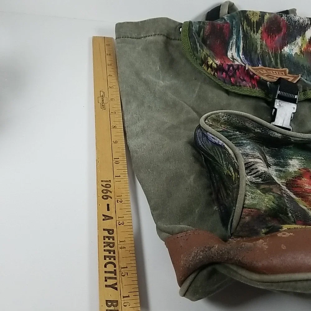 Rare 90s Gotcha Ruck Sack Surf, Skate Wear Vintage Southwestern Tapestry